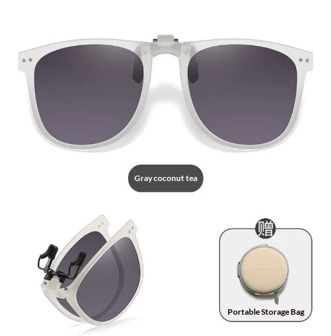 Foldable Polarized Sunglass Clips UV Protection Fashionable Lightweight - Image 3