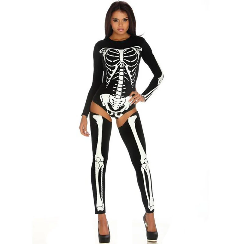 Halloween Cosplay Costume Skull Zombie Uniform - Image 2