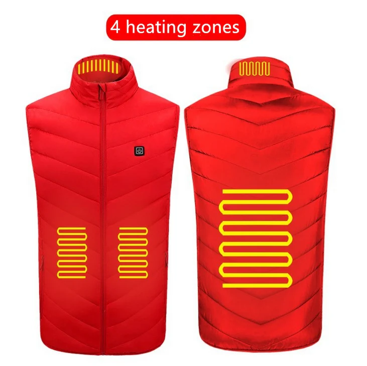 Heated Vest Washable Usb Charging Electric Winter Clothes - Image 7