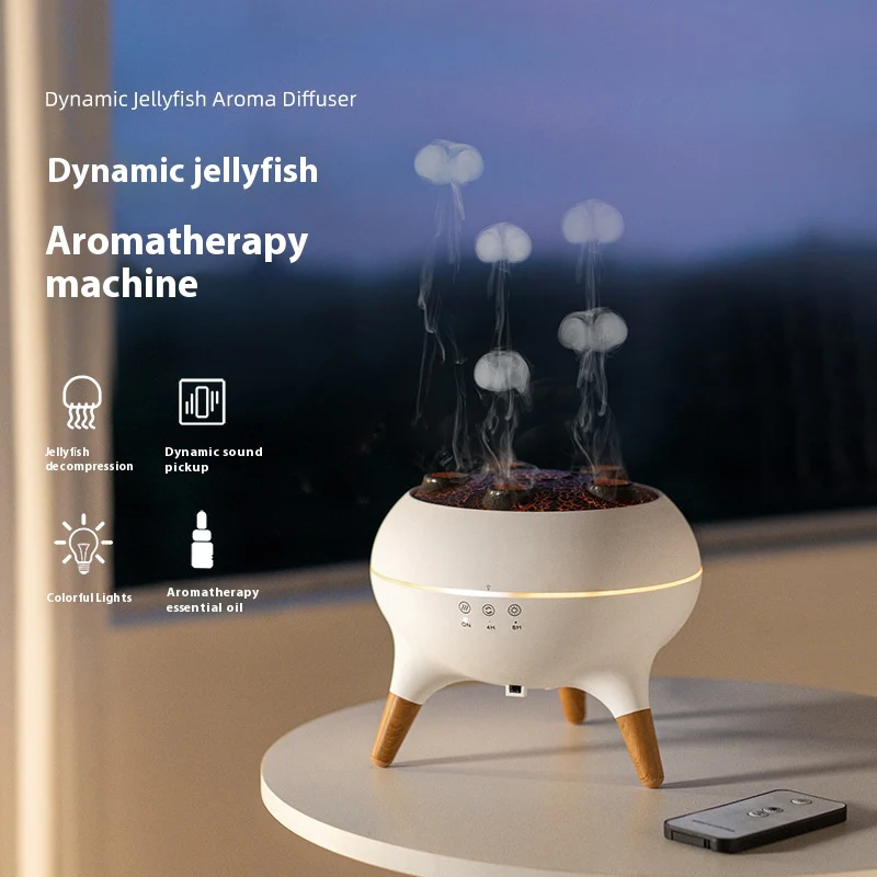 Ultrasonic Jellyfish Humidifier – Smart Aroma Diffuser - Image 3
