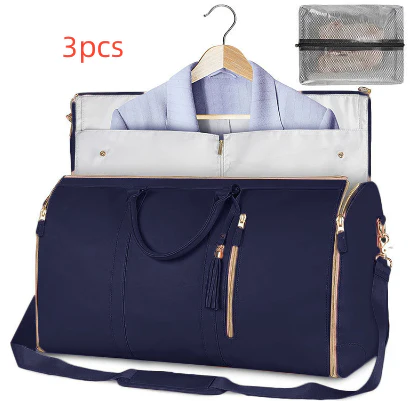 Large Capacity Travel Duffle Bag Women's Handbag Folding Suit Bag Waterproof Clothes Totes - Image 31
