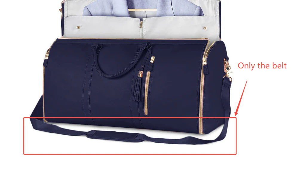 Large Capacity Travel Duffle Bag Women's Handbag Folding Suit Bag Waterproof Clothes Totes - Image 4