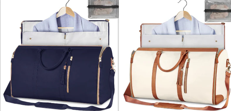 Large Capacity Travel Duffle Bag Women's Handbag Folding Suit Bag Waterproof Clothes Totes - Image 51