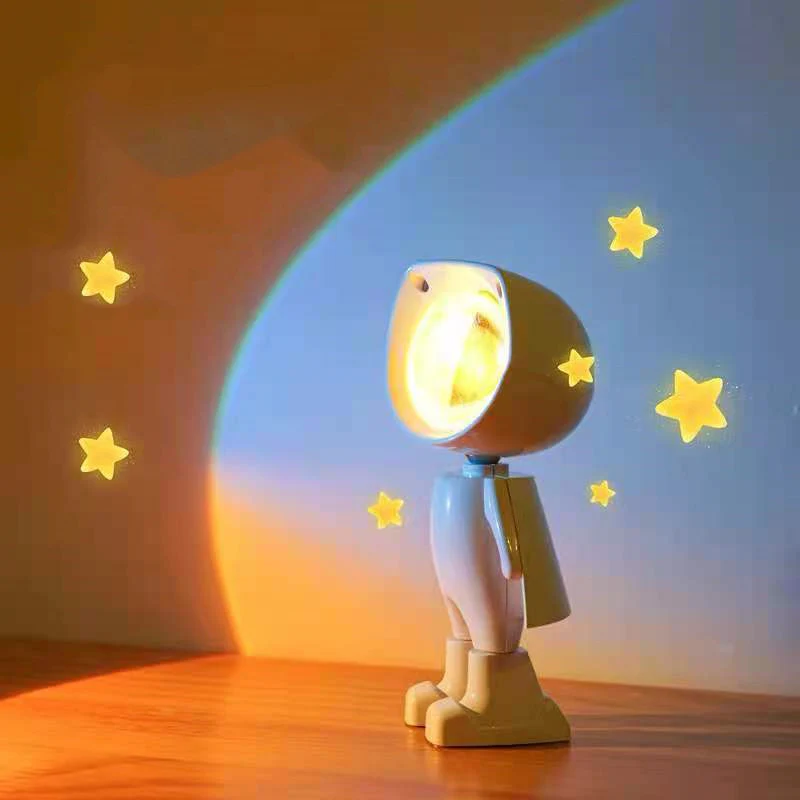 Little Sunset Day Light Robot Mini Astronaut - Image 3