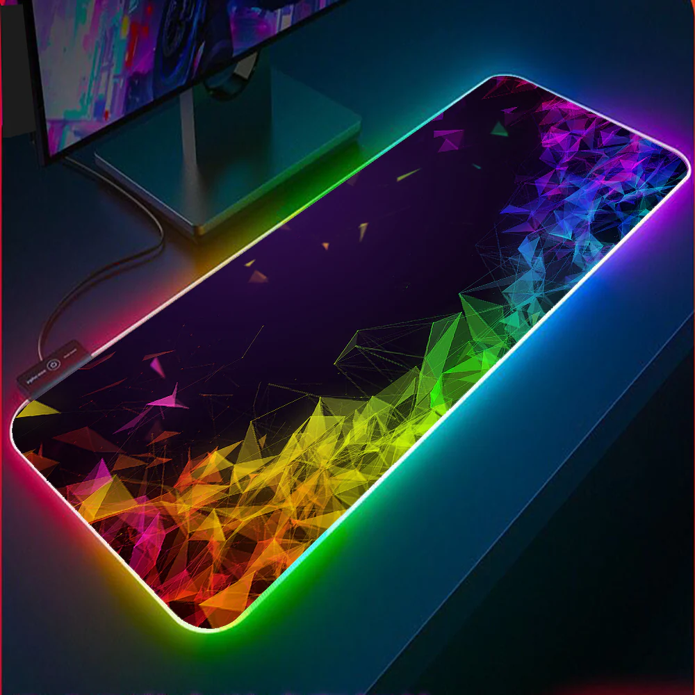 Luminous Mouse RGB Mouse LED Gaming Large Office Desk Pad - Image 4