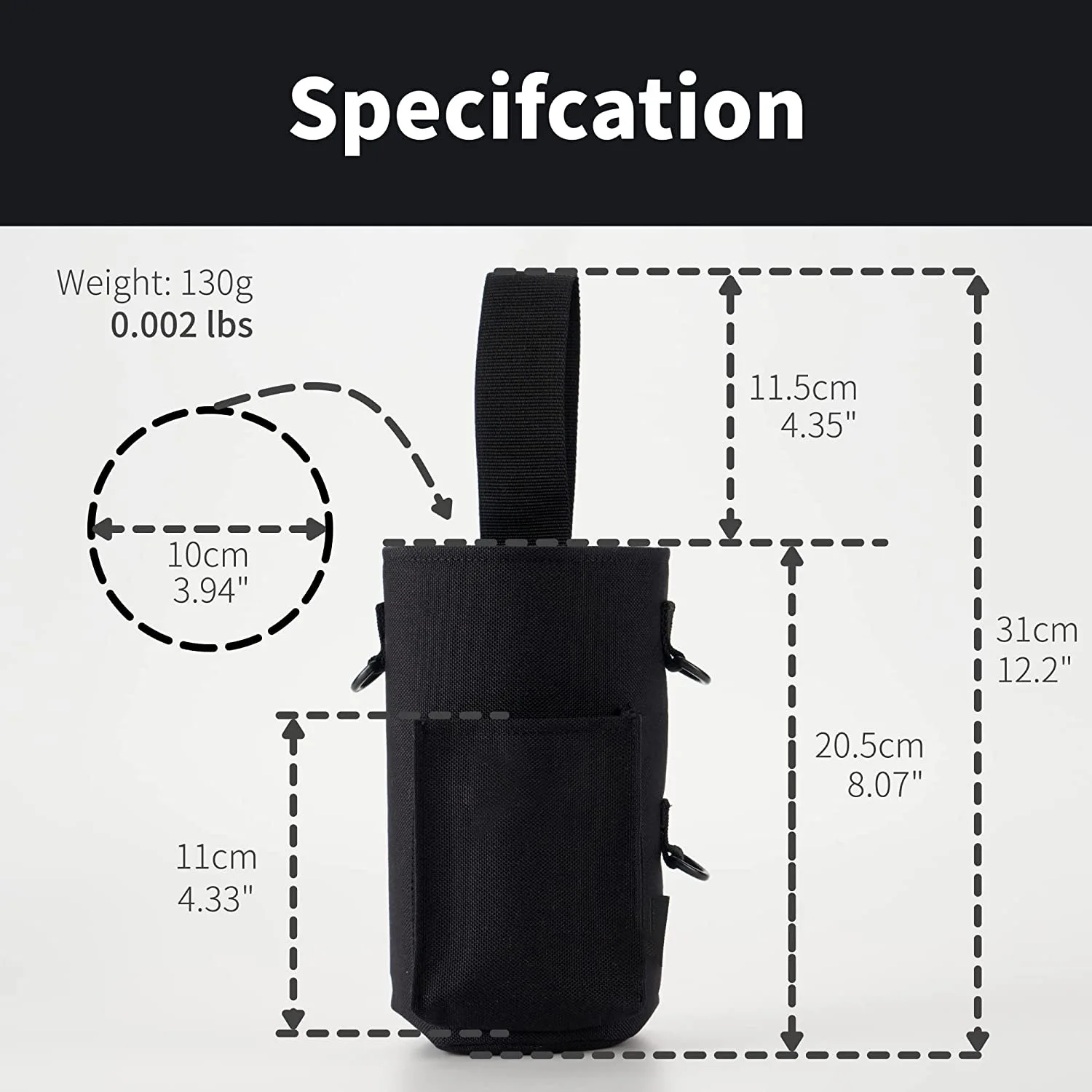 Magnetic Water Bottle Holder – Gym Bottle Sleeve with Built-In Magnet - Image 4