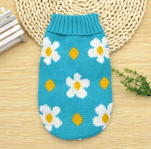 Manufacturers Selling Dog Clothes Pet Dogsweater Sweater Knitted Winter Clothes Teddy Bichon Puppy - Image 6
