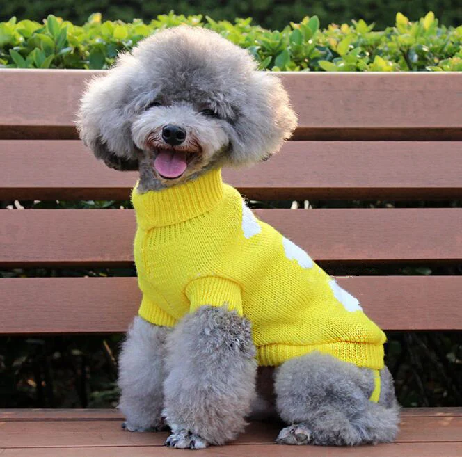 Manufacturers Selling Dog Clothes Pet Dogsweater Sweater Knitted Winter Clothes Teddy Bichon Puppy - Image 9