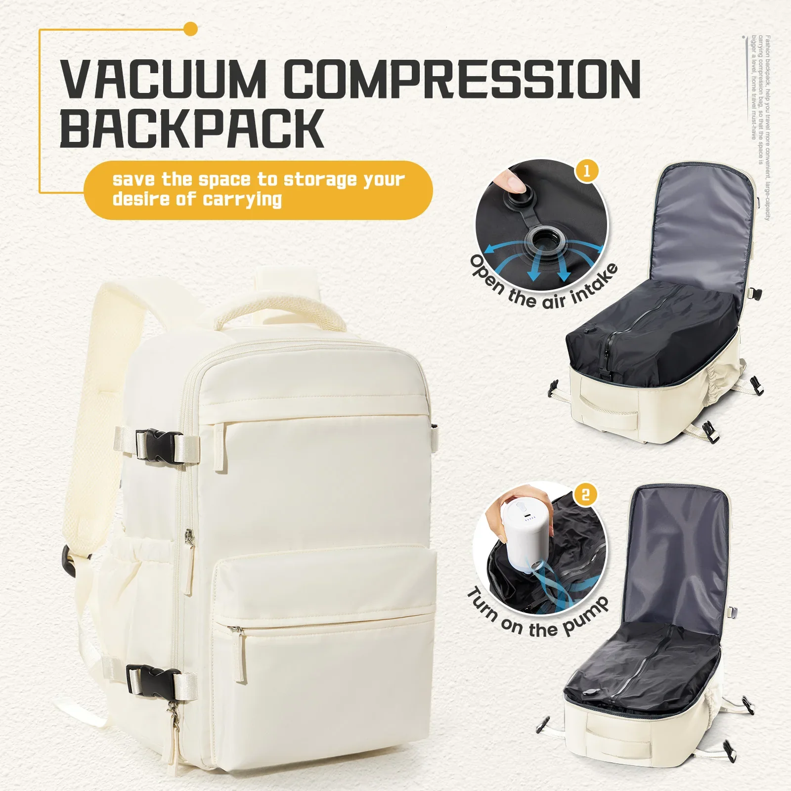Compression Travel Backpack - Image 14