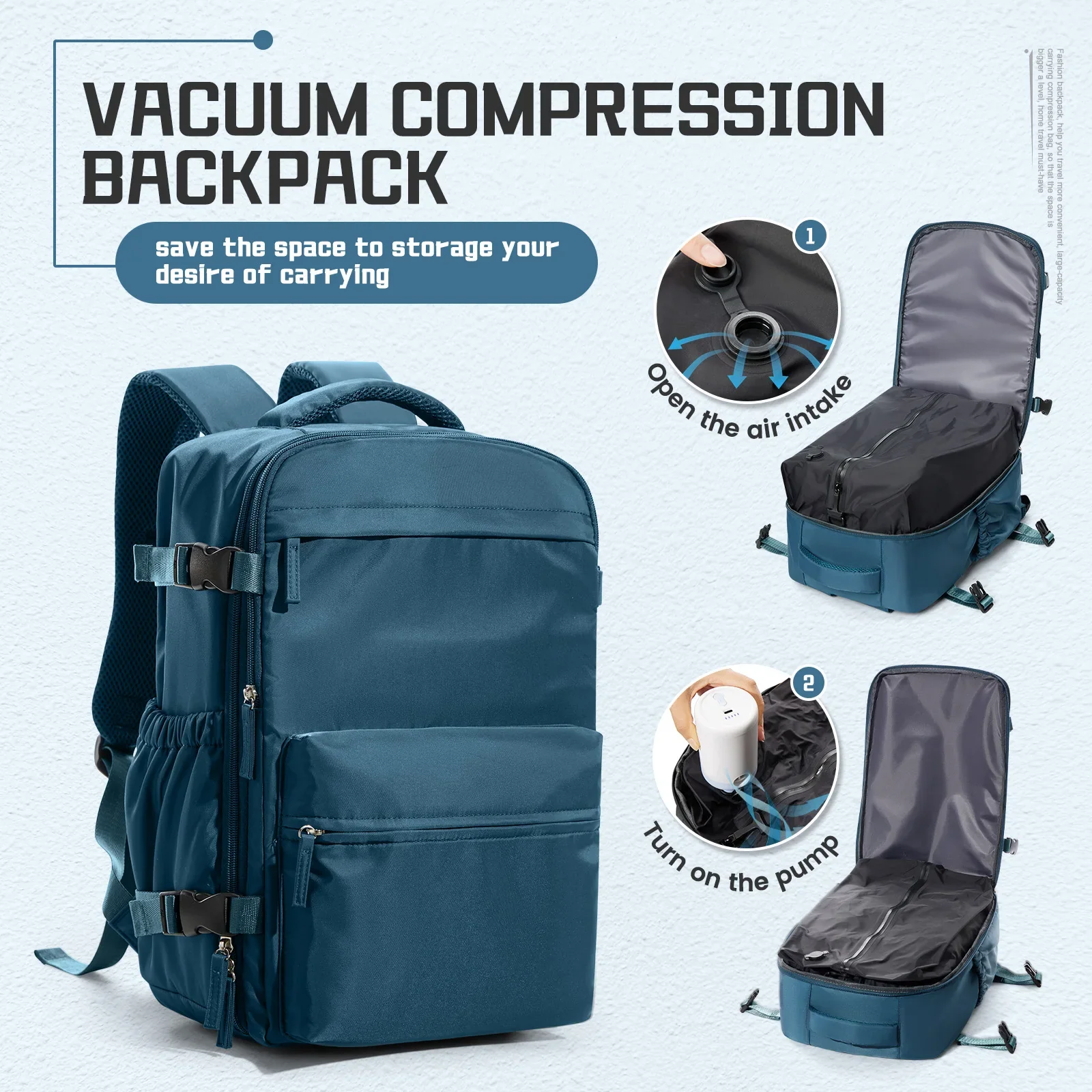 Compression Travel Backpack - Image 6