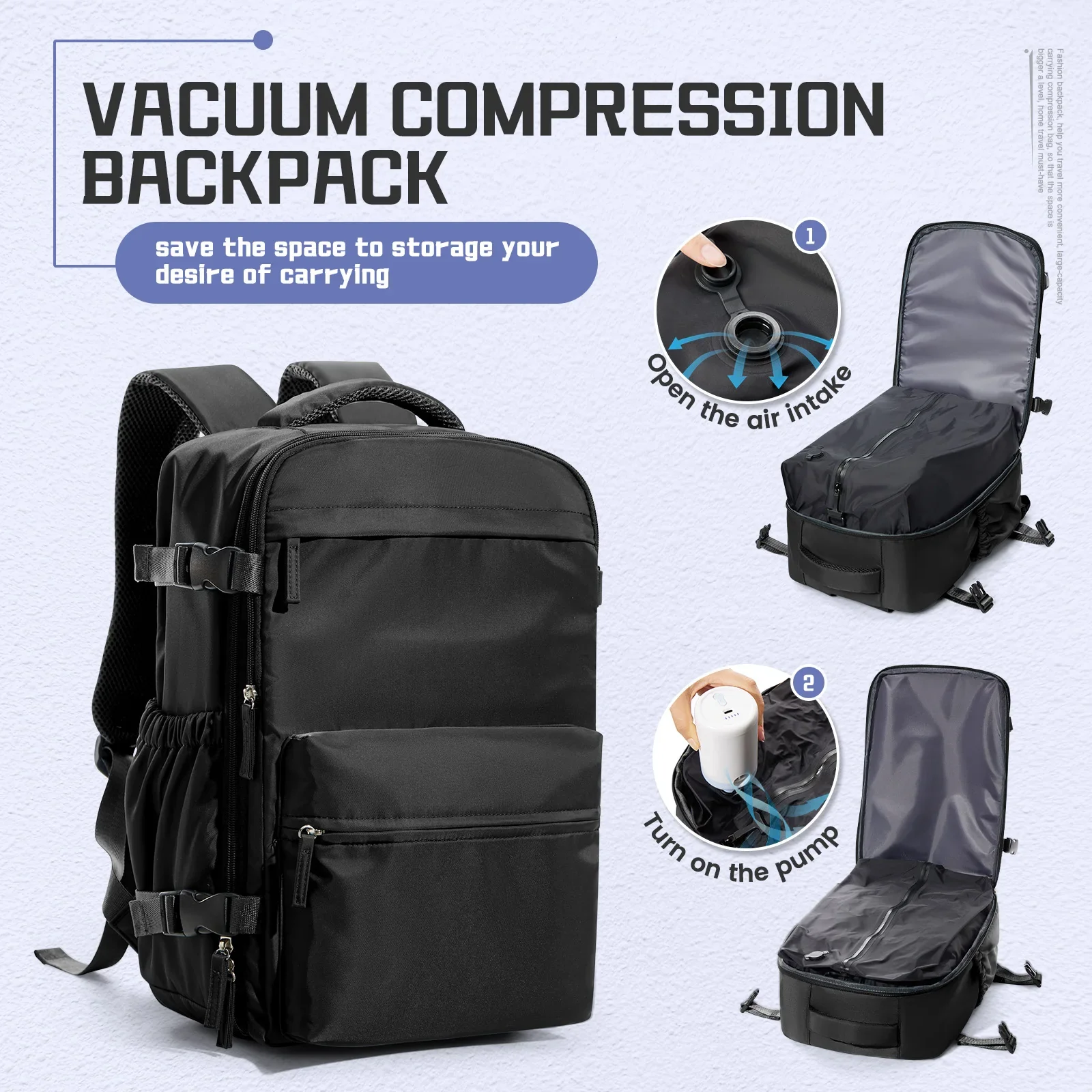 Compression Travel Backpack - Image 8