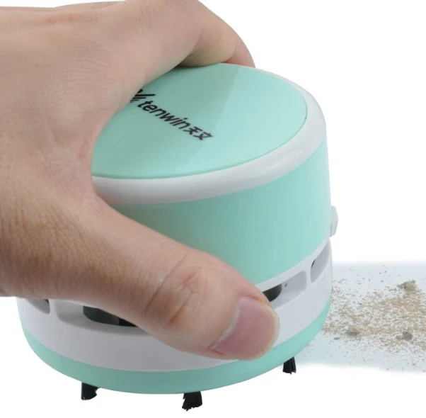 Mini vacuum cleaner cartoon home office car vacuum cleaner desktop dust removal - Image 3