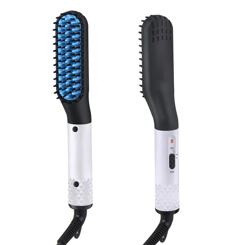 Multifunctional Hair Straightener Hair Comb Brush Men Beard Straightener Straightening - Image 8