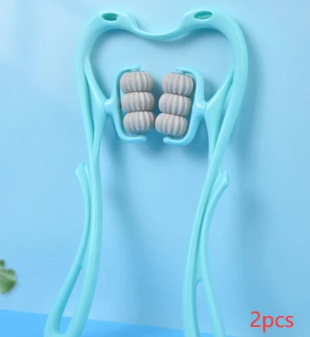 Six-Wheel Neck Massager – Manual Roller Massage Tool - Image 10