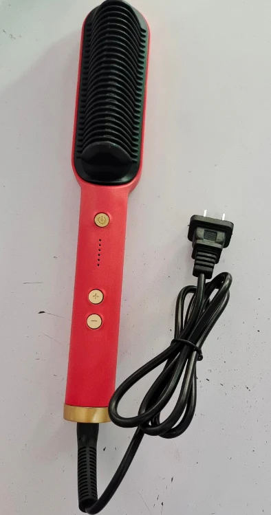 New 2 In 1 Hair Straightener Hot Comb Negative Ion Curling Tong Dual-purpose Electric Hair Brush - Image 32