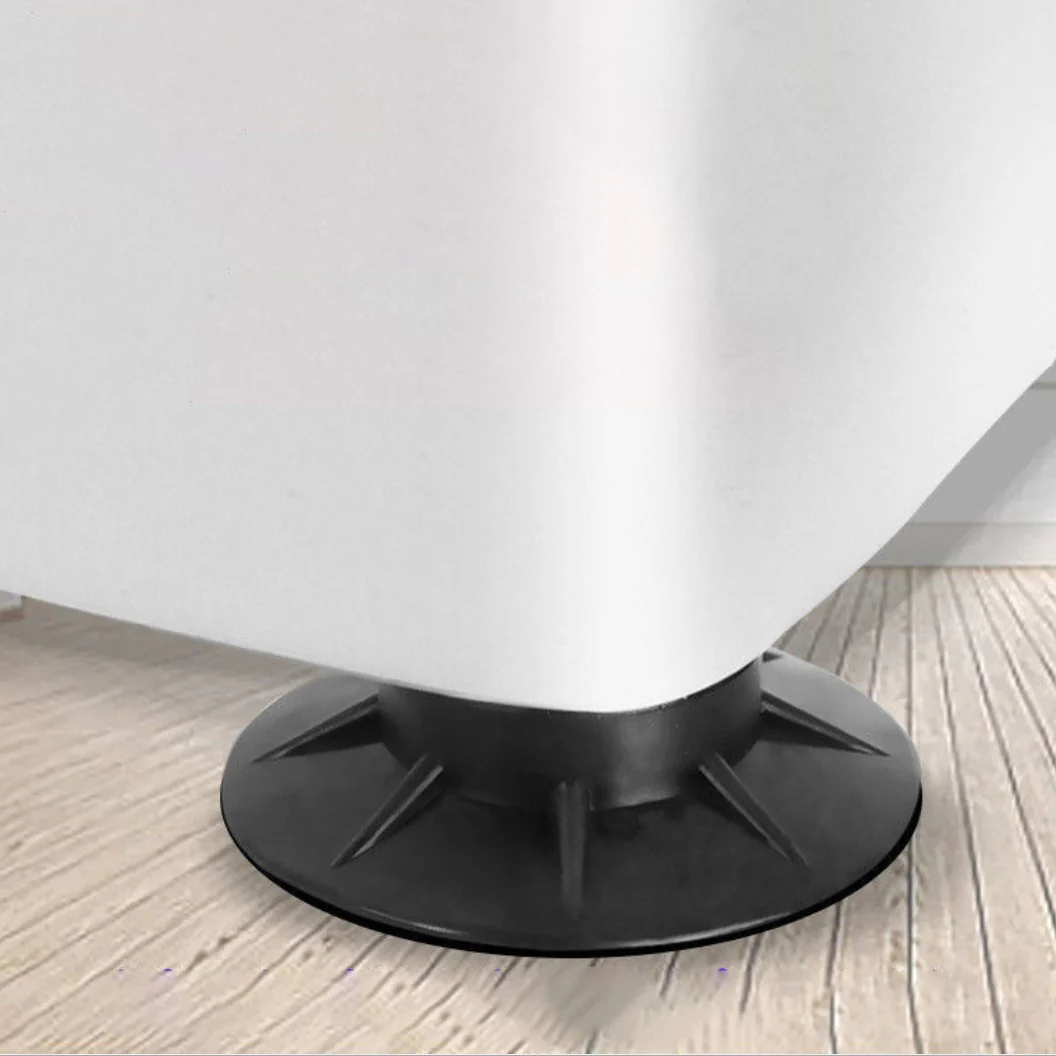 Non-slip Rubber Washing Machine Foot Pad Furniture Fixed Base Black Floor Mat Rubber Feet Shock Proof Pads Noise Reduction - Image 4