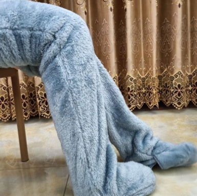 Over Knee High Fuzzy Long Socks Winter Warm Cold Leg Knee Joint Cold-proof Stockings Home Floor Sleeping Socks - Image 16