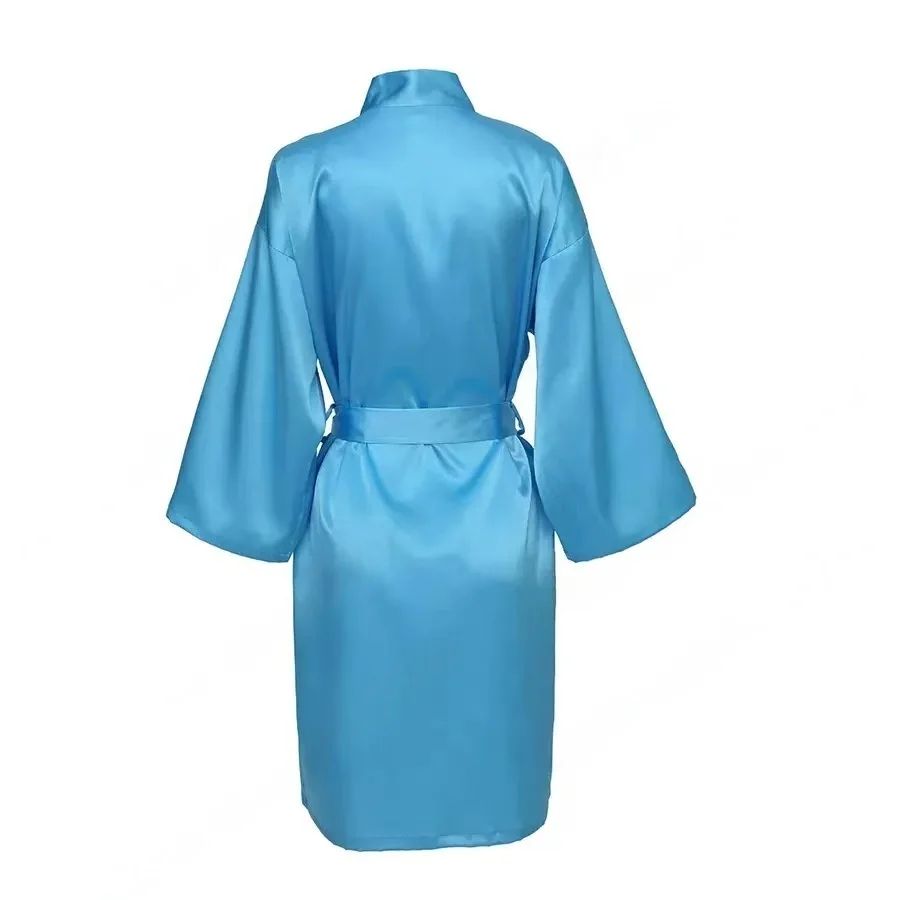 Personalized Name Bridesmaid Robes Bride Gift Bride Robe Gift Satin Robe Bride Dressing Gown Bridal Party Robes Wedding Robe - Image 114