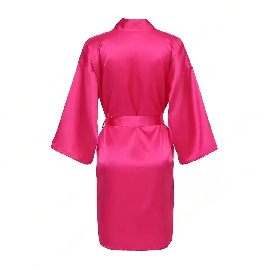 Personalized Name Bridesmaid Robes Bride Gift Bride Robe Gift Satin Robe Bride Dressing Gown Bridal Party Robes Wedding Robe - Image 25