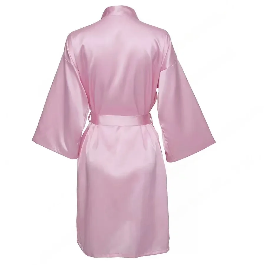 Personalized Name Bridesmaid Robes Bride Gift Bride Robe Gift Satin Robe Bride Dressing Gown Bridal Party Robes Wedding Robe - Image 40