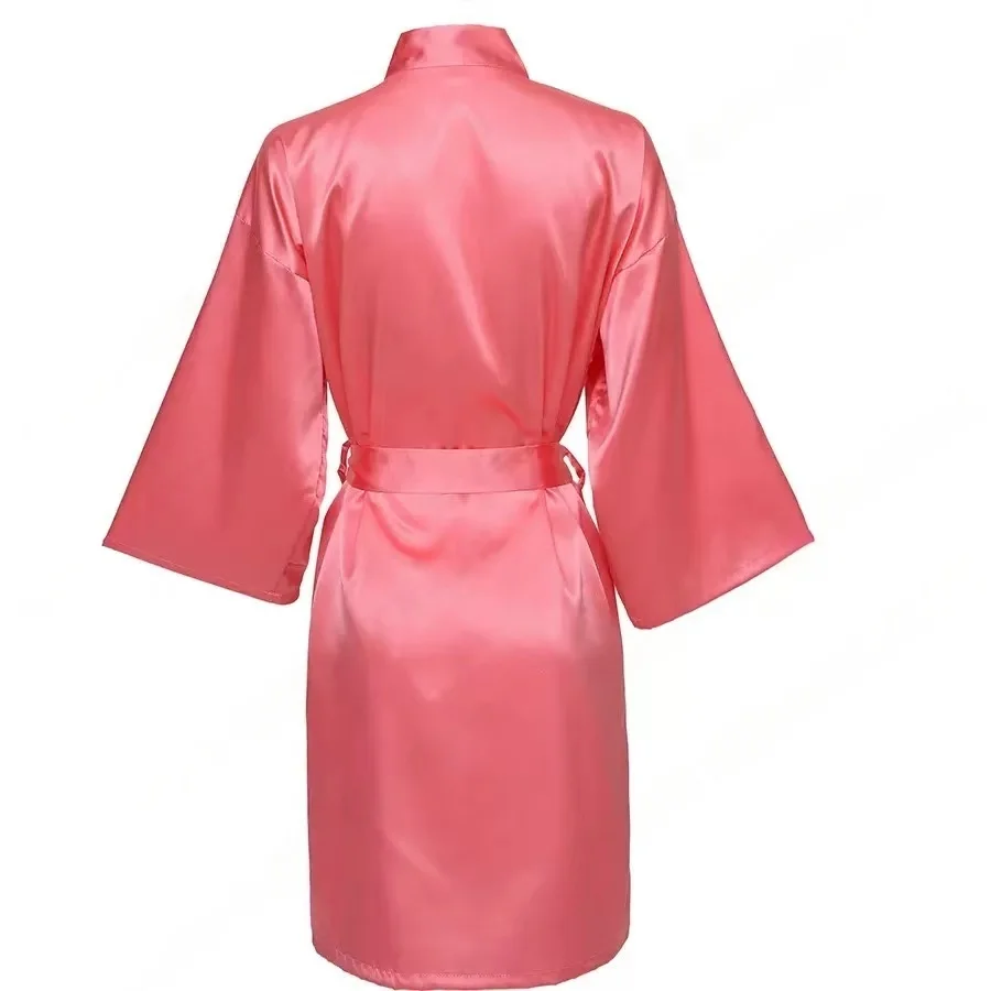 Personalized Name Bridesmaid Robes Bride Gift Bride Robe Gift Satin Robe Bride Dressing Gown Bridal Party Robes Wedding Robe - Image 44