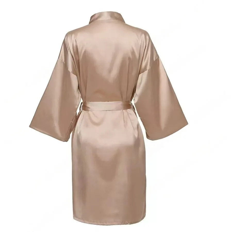 Personalized Name Bridesmaid Robes Bride Gift Bride Robe Gift Satin Robe Bride Dressing Gown Bridal Party Robes Wedding Robe - Image 58