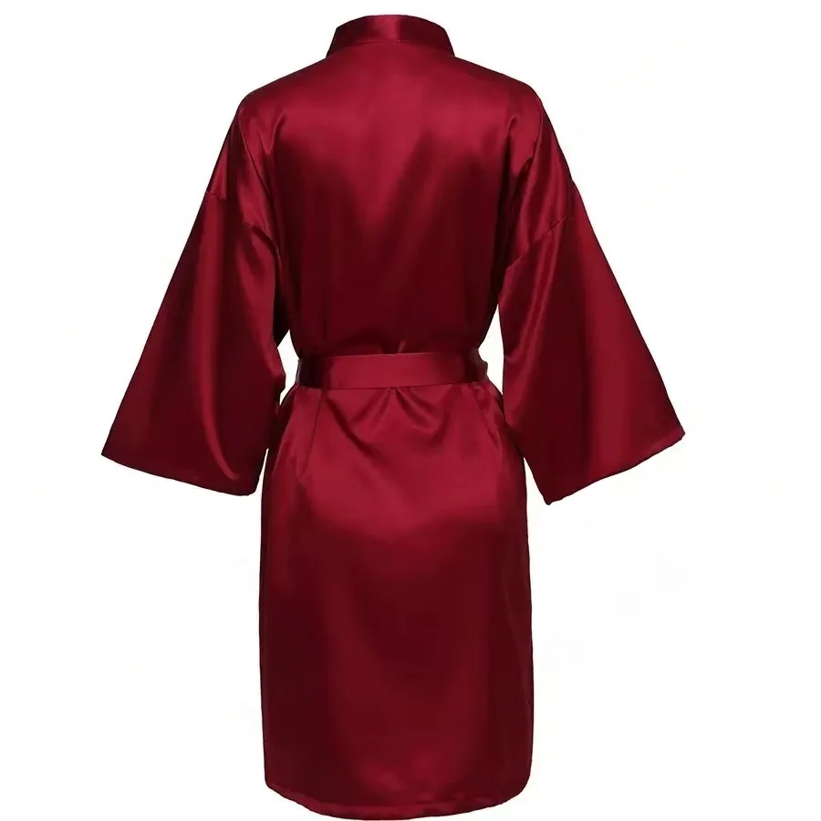 Personalized Name Bridesmaid Robes Bride Gift Bride Robe Gift Satin Robe Bride Dressing Gown Bridal Party Robes Wedding Robe - Image 59