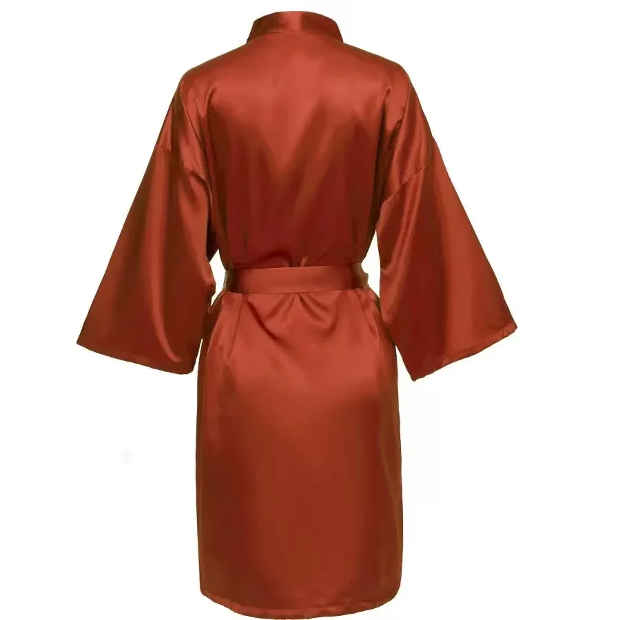 Personalized Name Bridesmaid Robes Bride Gift Bride Robe Gift Satin Robe Bride Dressing Gown Bridal Party Robes Wedding Robe - Image 77