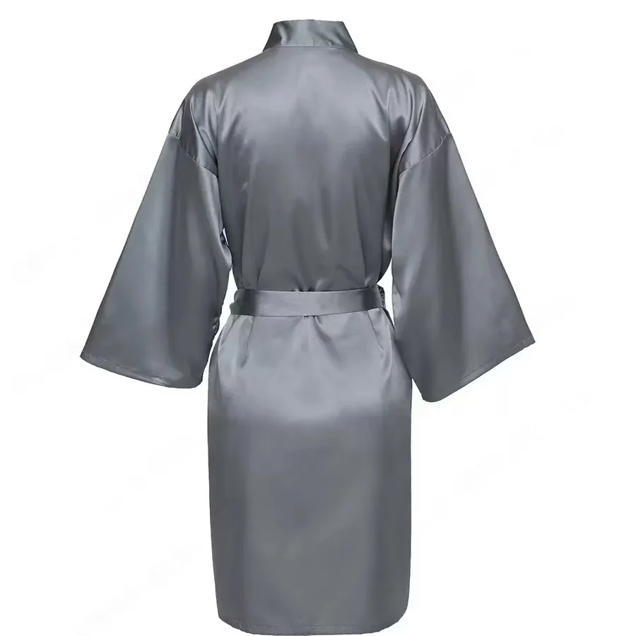 Personalized Name Bridesmaid Robes Bride Gift Bride Robe Gift Satin Robe Bride Dressing Gown Bridal Party Robes Wedding Robe - Image 81