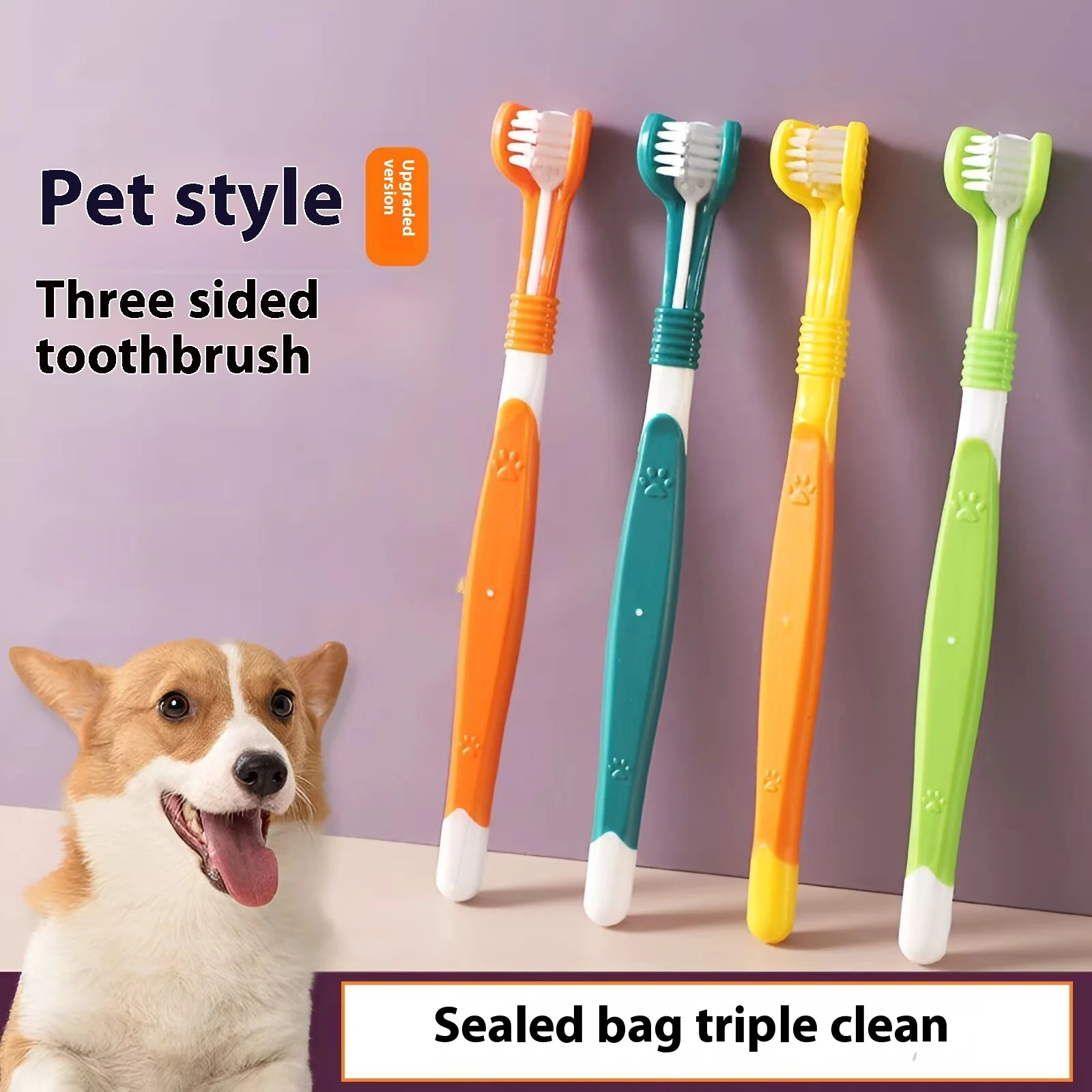 Pet Toothbrush – Dog & Cat Oral Cleaning Tool