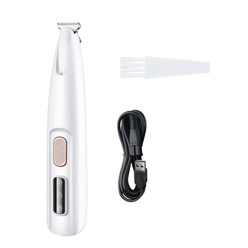 Pets Dog Paw Trimmer With LED Light Fully Waterproof Pet Hair Trimmer With LED Display Dog Clippers For Grooming Widen Blade - Image 9
