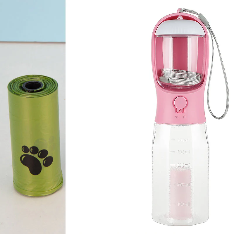 3-in-1 Dog Water Bottle – Portable Feeder & Poop Bag Dispenser - Image 11