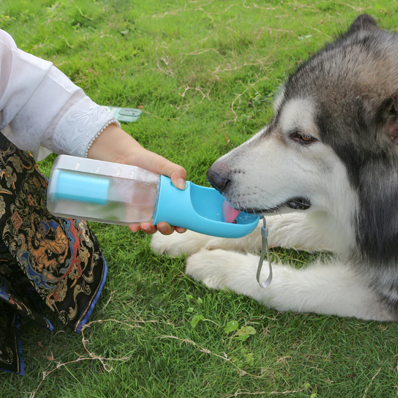 3-in-1 Dog Water Bottle – Portable Feeder & Poop Bag Dispenser - Image 2