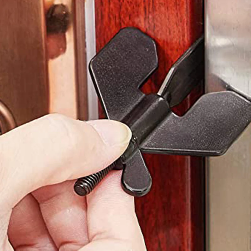 Portable Hotel Door Lock Live Alone Self-Defense Door Stop Travel Anti-theft Door Stopper Childproof Door Lock Safety Home Latch - Image 3