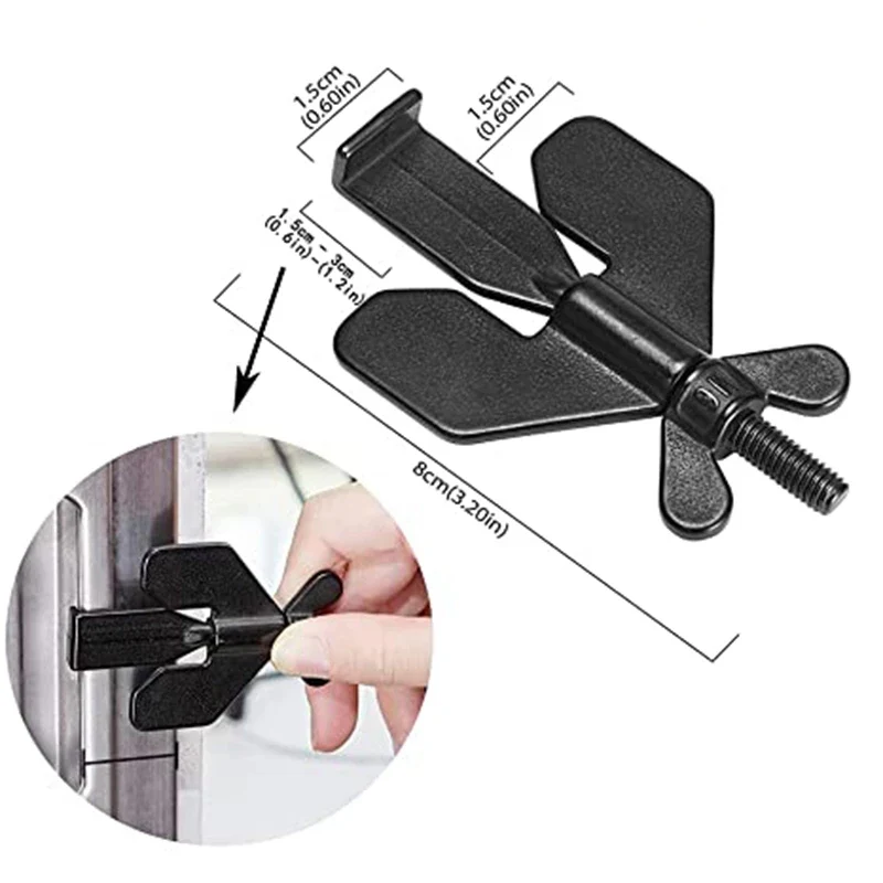 Portable Hotel Door Lock Live Alone Self-Defense Door Stop Travel Anti-theft Door Stopper Childproof Door Lock Safety Home Latch - Image 7