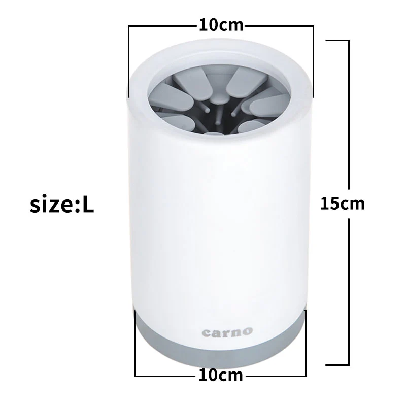 Portable Pet Paw Cleaner Cup Soft Silicone Comb - Image 4