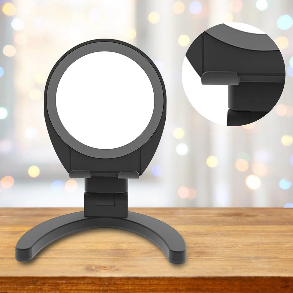 Portable Phone Holder Stand Desk Tablet With Mirror Mobile Phone Bracket With Mirror Foldable Phone Holder - Image 3