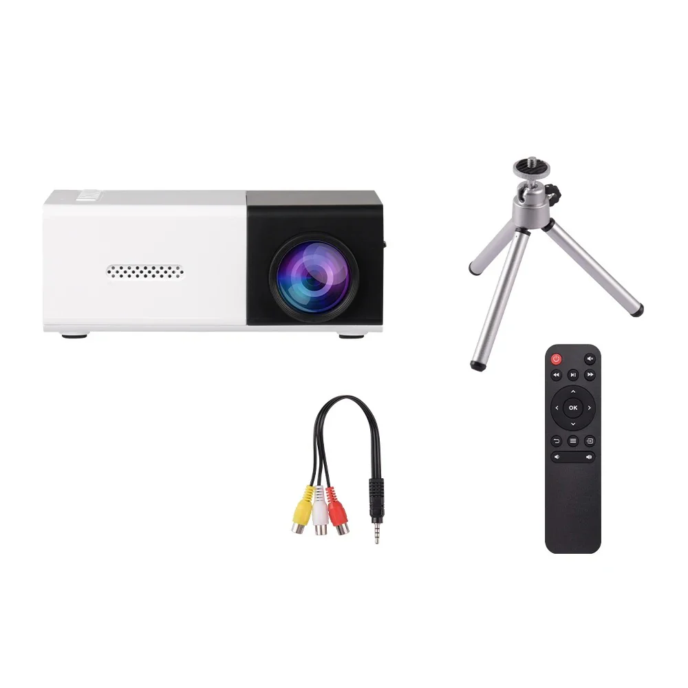 Portable Wired Mobile Phone Projector With Extendable Stand, LED Mini Home Video Device, 1080p HD Screen, USB SD AV HD - Image 10