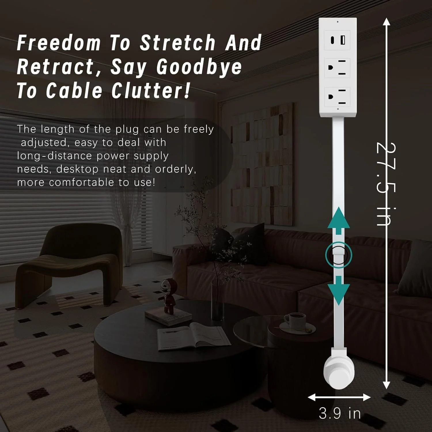 Power Socket Sofa And Bedside Extender - Image 4