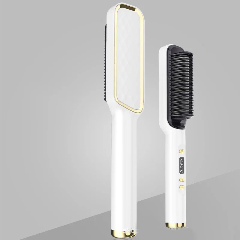Profissional Hair Straightener Brush Electric Hot Comb Anti-scalding Ceramic Hair Curler Straightening Heating Combs Heated Hair - Image 13