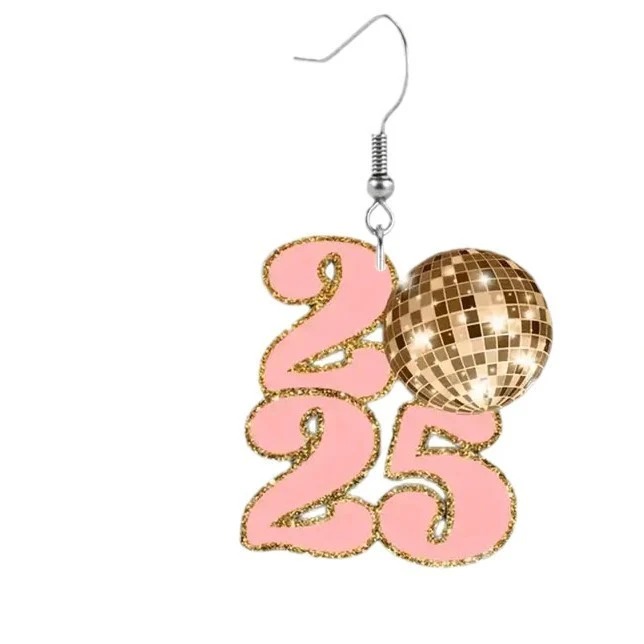 Retro Fashion 2025 Digital Earrings - Image 4