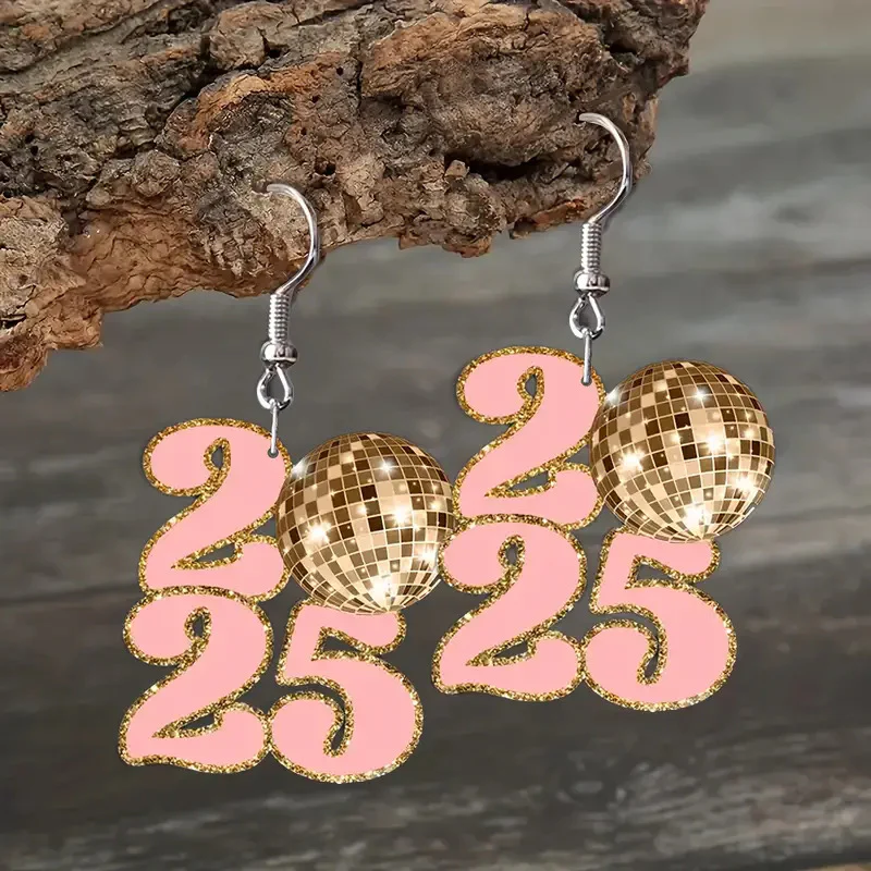Retro Fashion 2025 Digital Earrings - Image 5