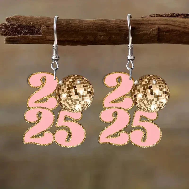 Retro Fashion 2025 Digital Earrings - Image 6