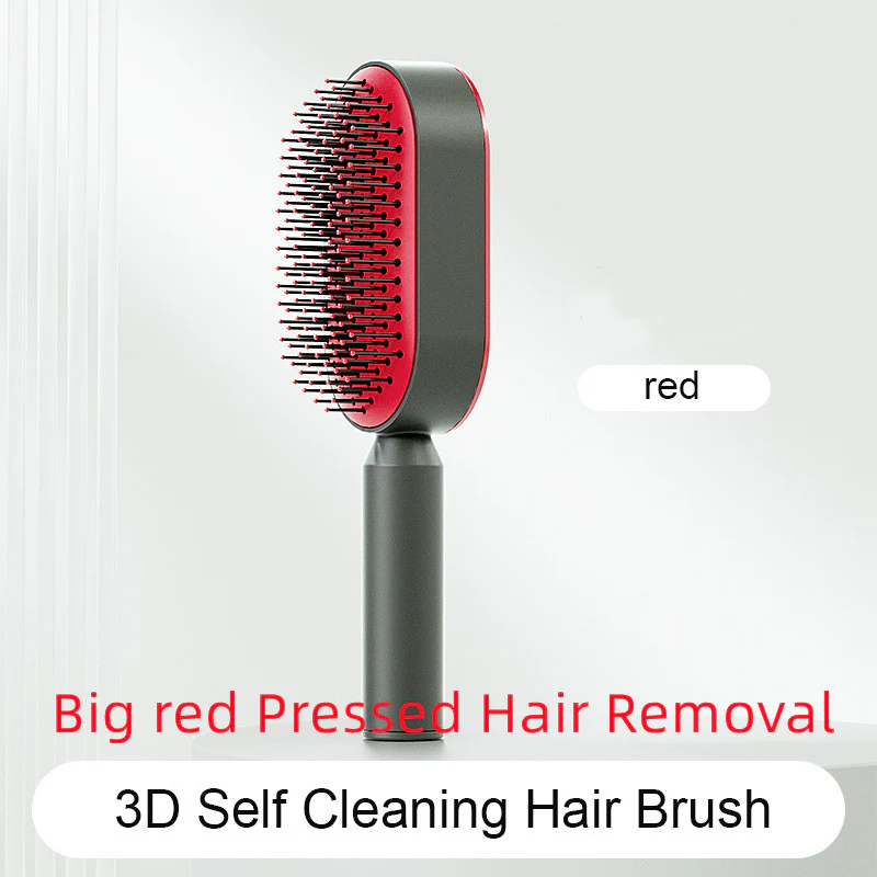 Self-Cleaning Hair Brush – Anti-Static Scalp Massage Comb - Image 11
