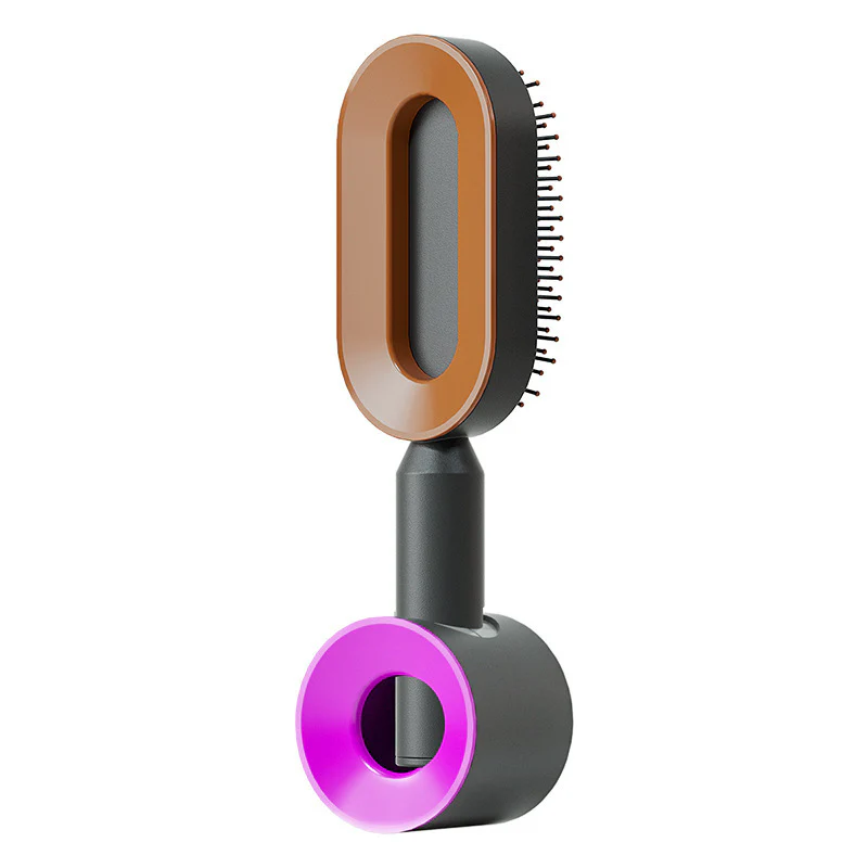 Self-Cleaning Hair Brush – Anti-Static Scalp Massage Comb - Image 14