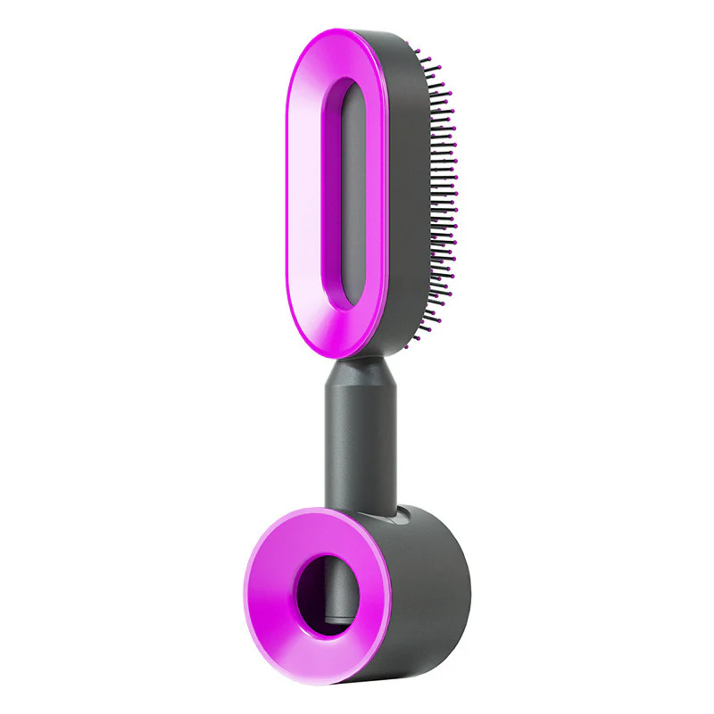 Self-Cleaning Hair Brush – Anti-Static Scalp Massage Comb - Image 16