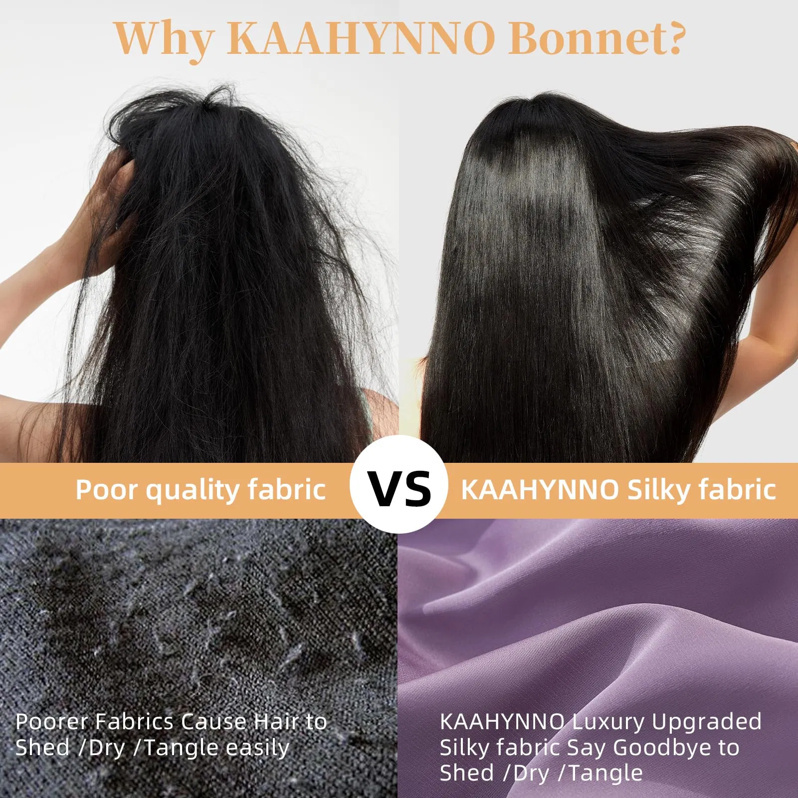 Silk Bonnet For Sleeping Women, Satin Hair Bonnet For Sleeping For Wavy Curly Natural Hair Women Men - Red - Image 6