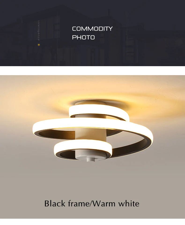 Simple and modern metal led lighting ceiling light - Image 3
