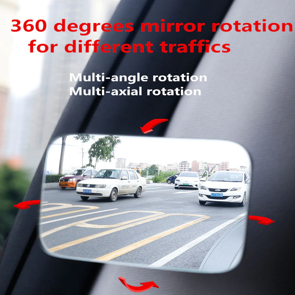 Small Round Mirrors For The Blind Spot Of Front And Rear Wheels - Image 4