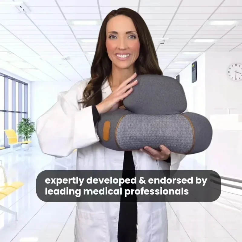 3-in-1 Neck Massager Pillow – Heat, Vibration & Support - Image 4